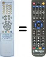 Télécommande équivalente Samsung SEC3309