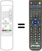 Télécommande équivalente Toshiba SEC2585