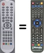 Télécommande équivalente Goodmans SEC15274