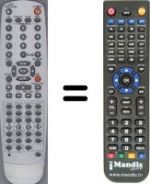 Télécommande équivalente Goodmans SEC15386