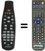 Télécommande équivalente SEC15438
