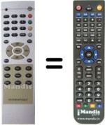 Télécommande équivalente Techwood SEC15308