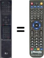 Télécommande équivalente LG WHV3981
