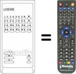 Télécommande équivalente SEC1433