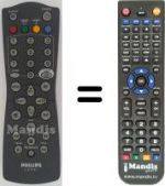 Télécommande équivalente SEC2823