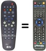 Télécommande équivalente SEC0513
