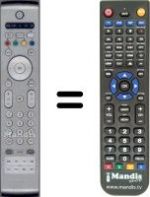 Télécommande équivalente Philips WHV3428