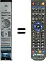 Télécommande équivalente Philips SEC14797