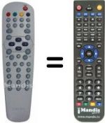 Télécommande équivalente SEC15784