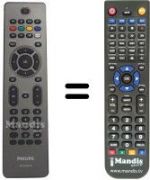 Télécommande équivalente SEC0204