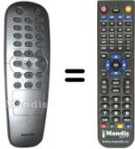 Télécommande équivalente Philips SEC0543