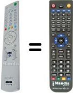 Télécommande équivalente SEC3389