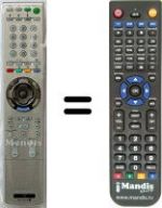 Télécommande équivalente Sony SEC3380