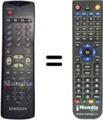Télécommande équivalente SEC14548