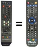 Télécommande équivalente SEC14522W