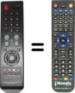Télécommande équivalente SEC14812