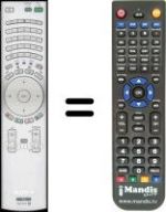 Télécommande équivalente Sony SEC3116
