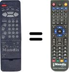 Télécommande équivalente SEC3345