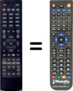 Télécommande équivalente WHV15776W