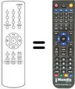 Télécommande équivalente HVS54479