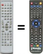 Télécommande équivalente HVS54203