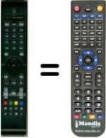 Télécommande équivalente HVS53250