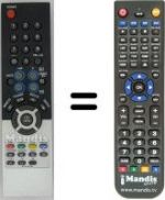 Télécommande équivalente Samsung HVS54915