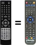 Télécommande équivalente HVS57515