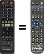 Télécommande équivalente Samsung HVS59065
