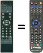 Télécommande équivalente HVS57638