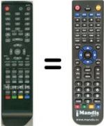Télécommande équivalente HVS57631