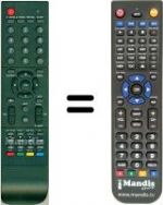Télécommande équivalente HVS57634