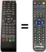 Télécommande équivalente HVS57696