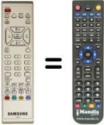 Télécommande équivalente 00225 A
