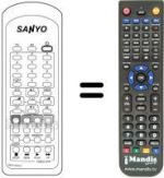 Télécommande équivalente 060-01223 / 307