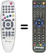 Télécommande équivalente 060508B