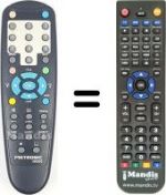 Télécommande équivalente Metronic 441593