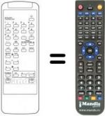 Télécommande équivalente 076100R001