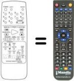 Télécommande équivalente 0766072270