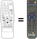 Télécommande équivalente Sinudyne SV 10224
