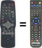 Télécommande équivalente Sinudyne SV 12904