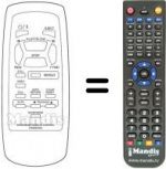 Télécommande équivalente Sinudyne SV 11000