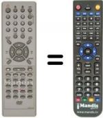 Télécommande équivalente 076N0GY030
