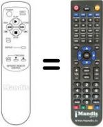 Télécommande équivalente 076R066020