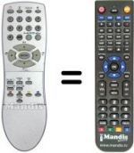 Télécommande équivalente Sinudyne 42 PF 2