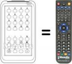 Télécommande équivalente 16 FACH