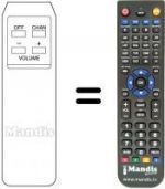 Télécommande équivalente 09141