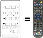 Télécommande équivalente 090800070