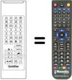 Télécommande équivalente LG CBT 2162 M