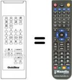 Télécommande équivalente 105-042E
